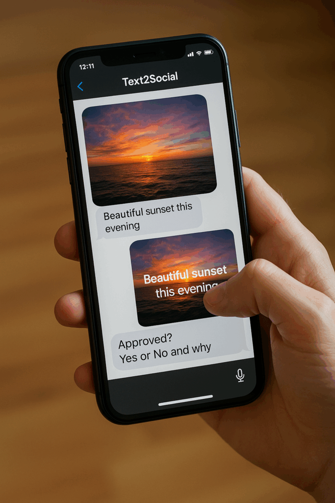 Text2Social Digital Mockup